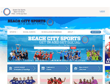 Tablet Screenshot of beachcitysports.com